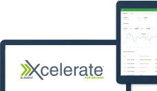 Logo Xcelerate pour les conducteurs Logo Xcelerate pour les conducteurs